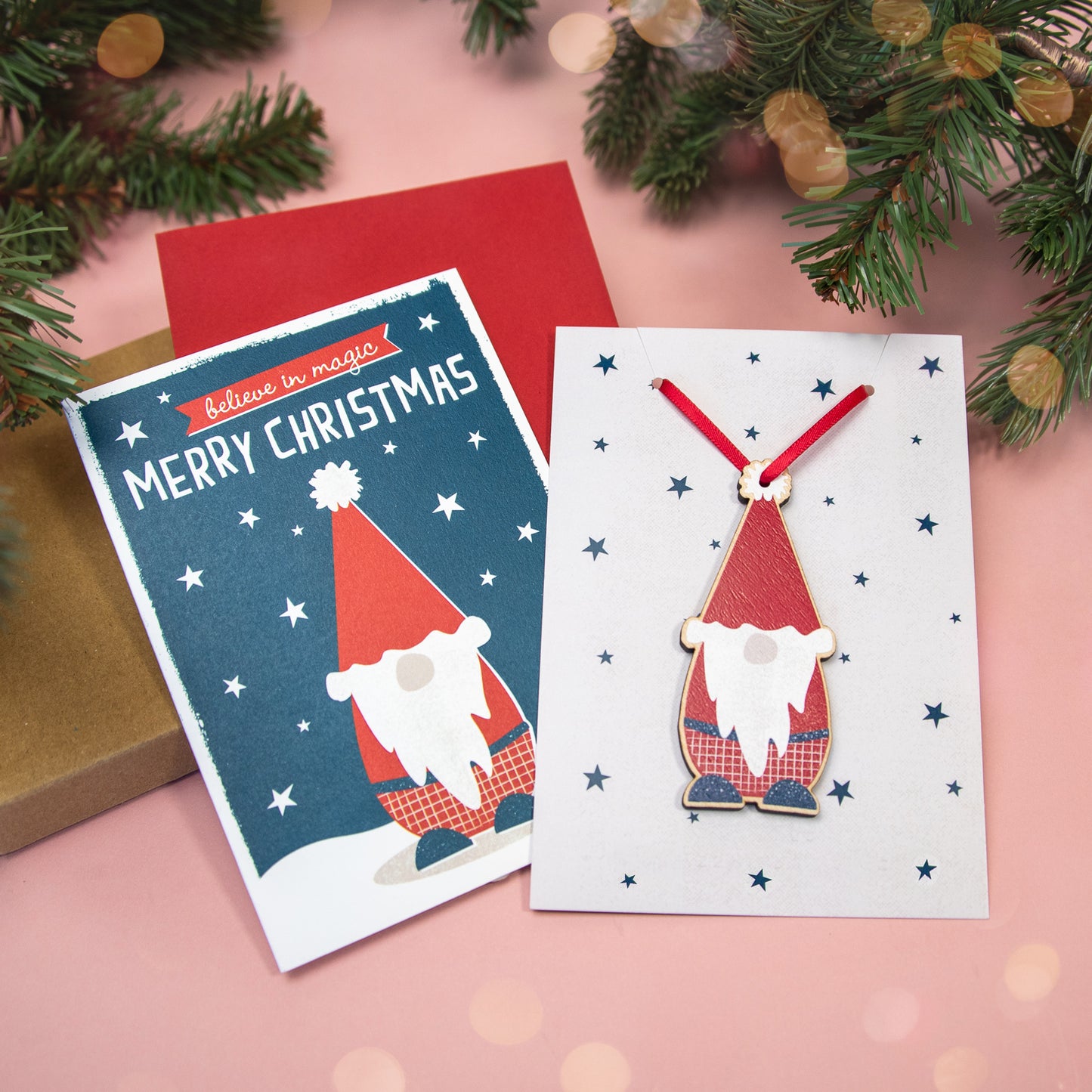 Send direct to recipient – Christmas card and decoration
