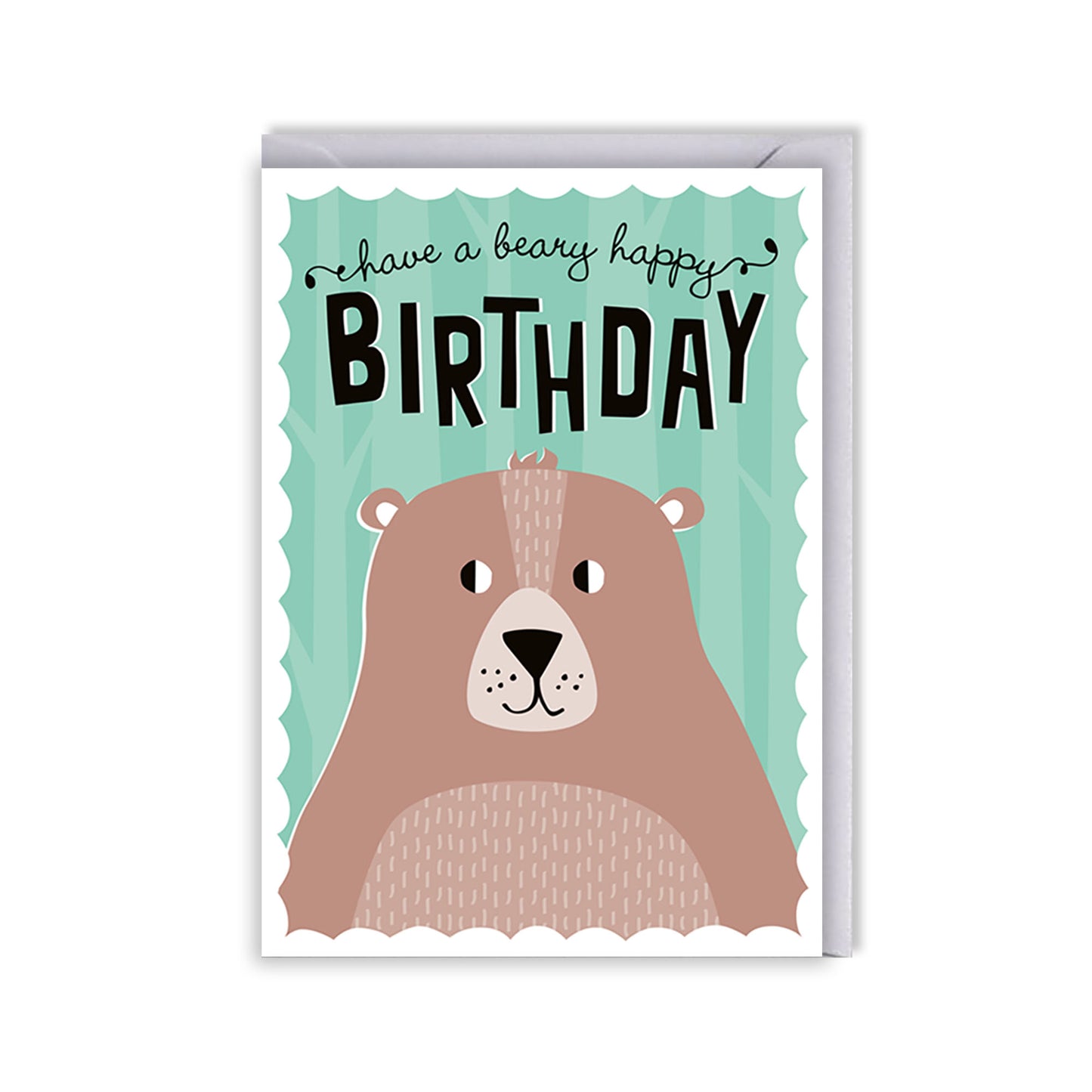 Kids' birthday card - bear