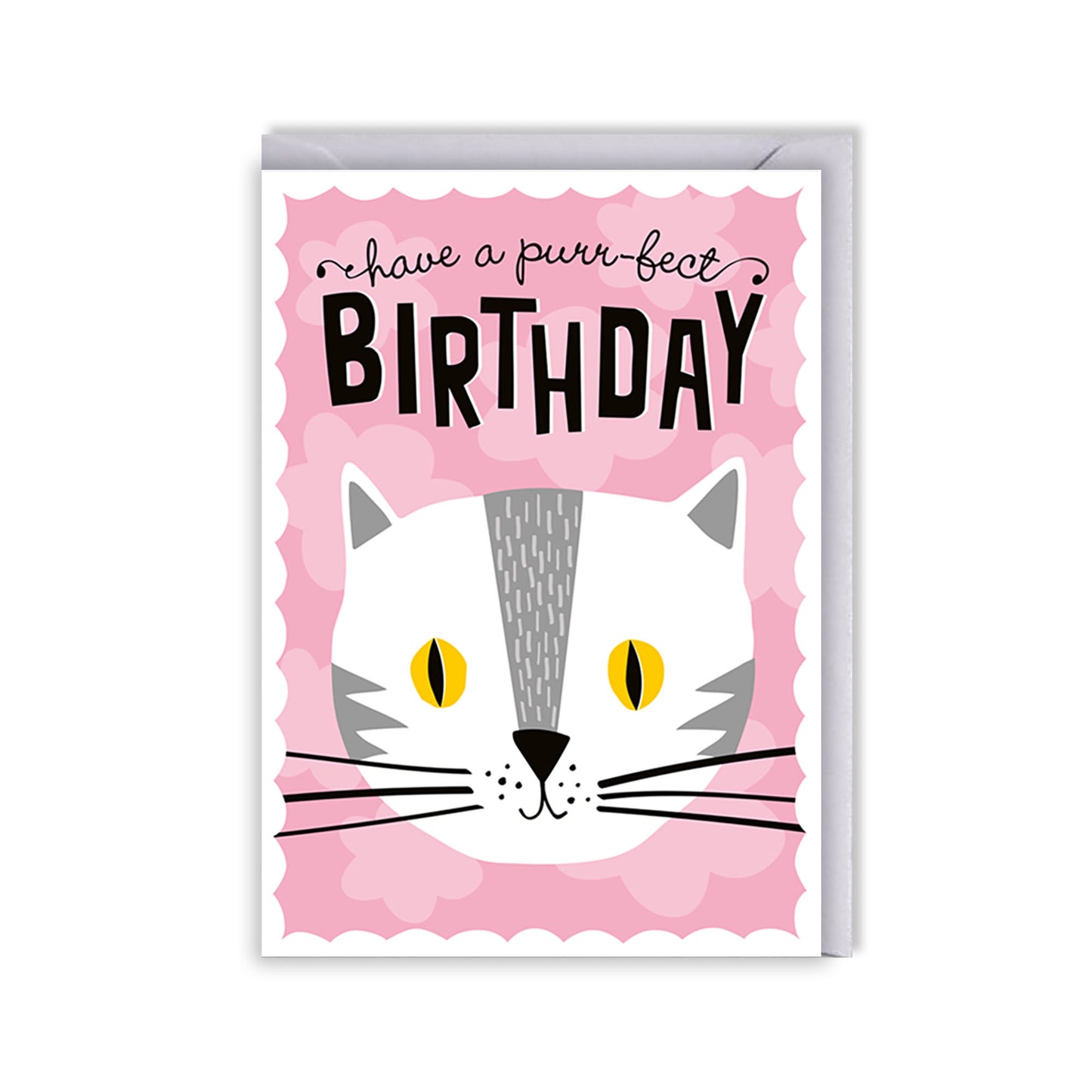 Kids' birthday card - cat