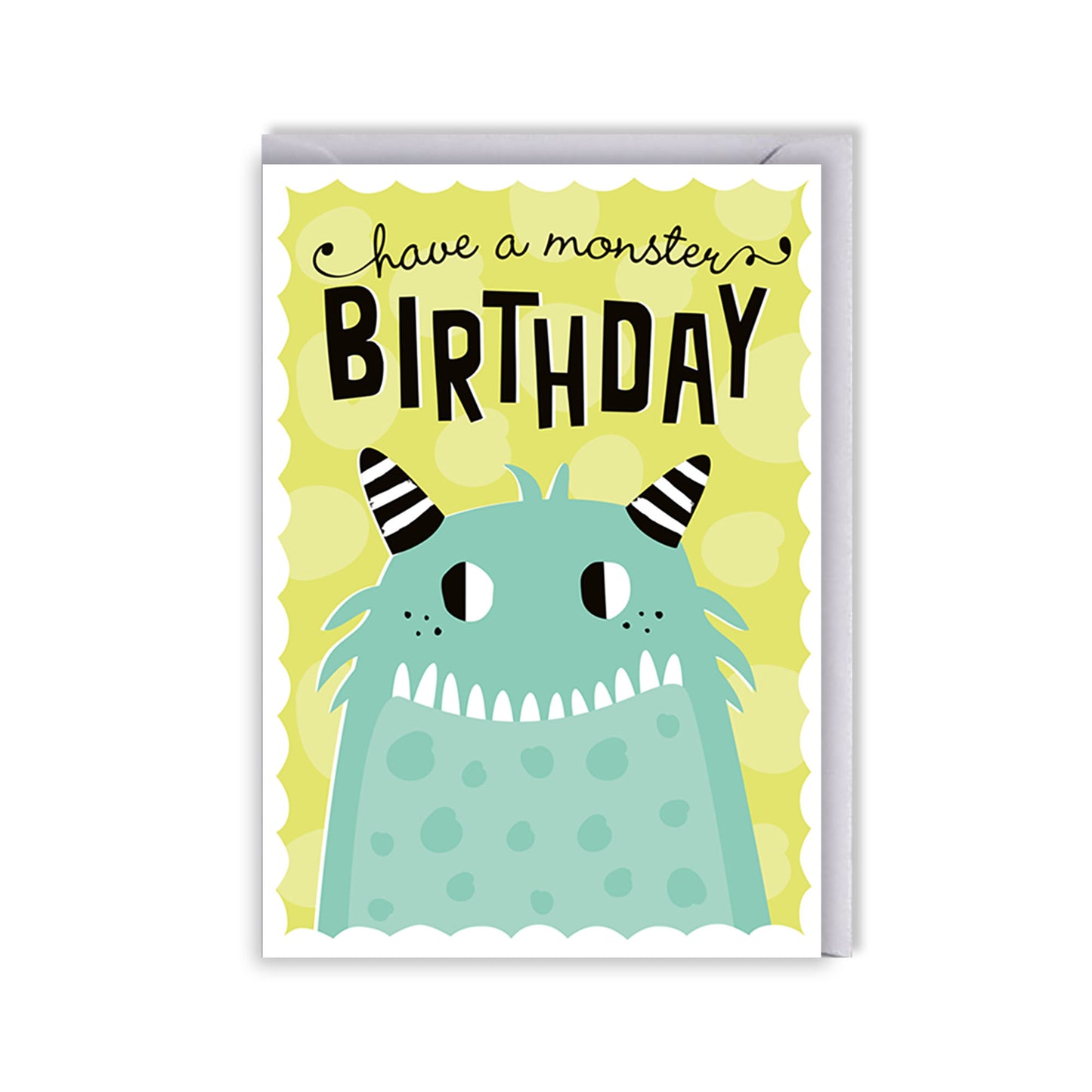 Kids' birthday card - monster