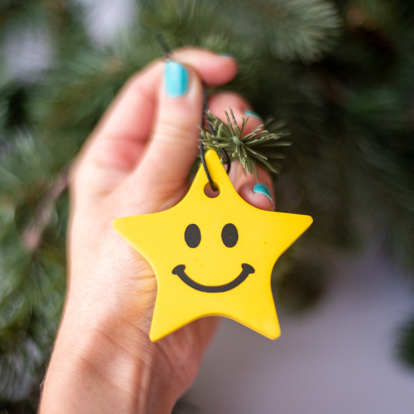 Smiley Christmas tree decoration